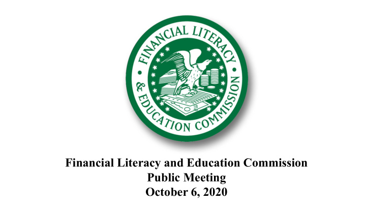 october 6 2020 financial literacy and education