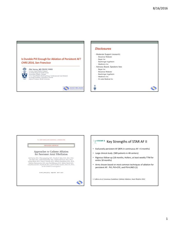 key strengths of star af ii