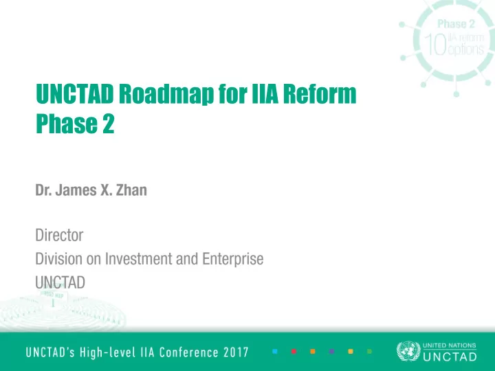 unctad roadmap for iia reform