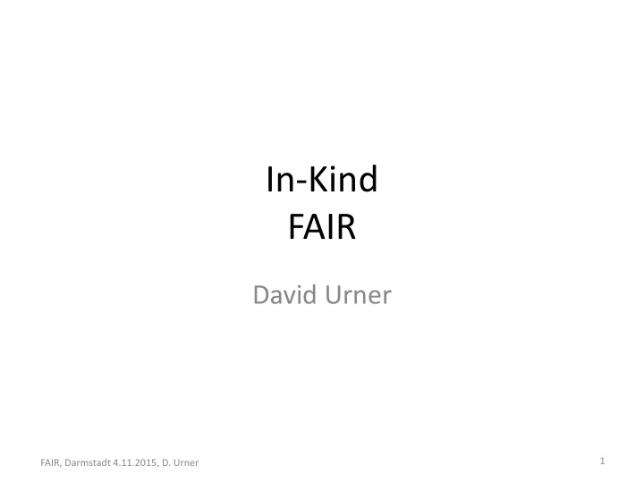 in kind fair