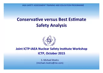 Conserva9ve  versus  Best  Es9mate    Safety  Analysis      Joint