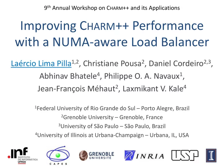 improving c harm performance with a numa aware load
