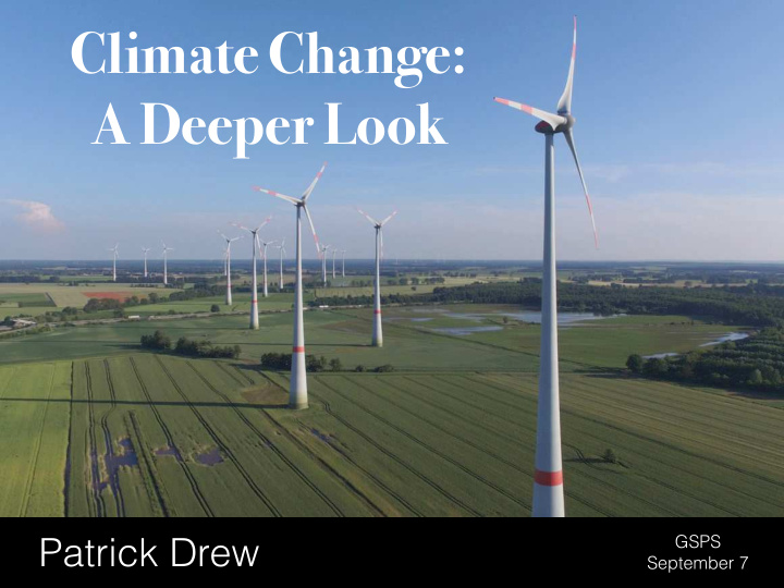 climate change a deeper look