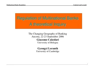 Re  eg  gu  ul  la  at  ti  io  on  n  o  of  f  M  Mu  ul  lt  ti  in  na  at  ti  io  on  na  al