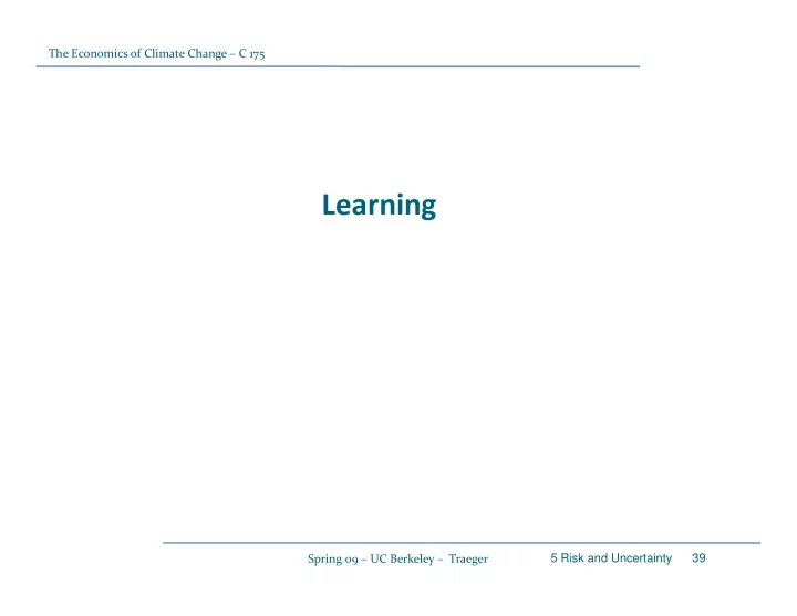 learning