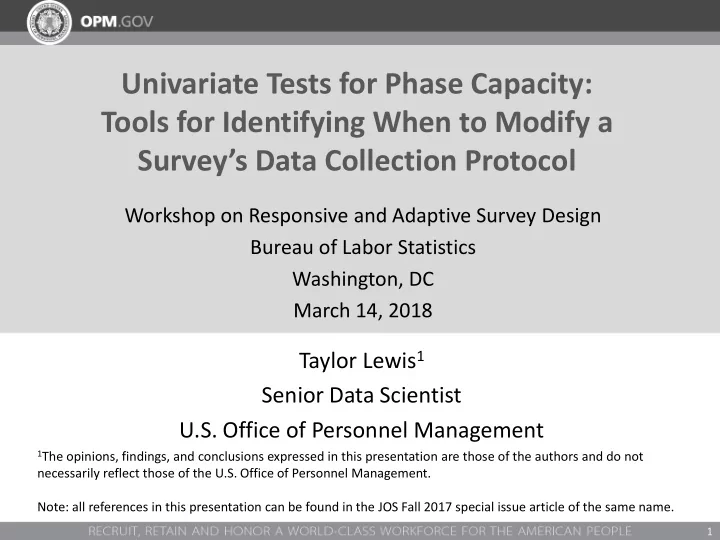 tools for identifying when to modify a