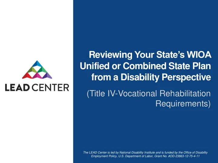 reviewing your state s wioa