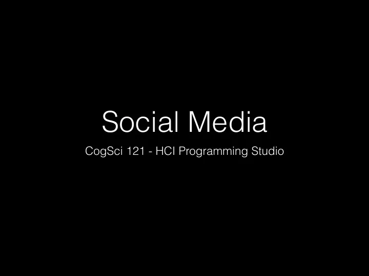 social media