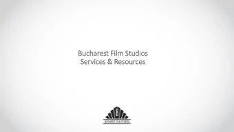 Bucharest Film  ilm Studios  Services &amp; Resources  Overview  Stages &amp; Standing sets  Set