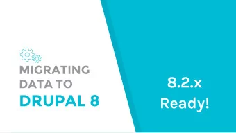 8.2.x  DATA TO  DRUPAL 8  Ready!  about.me  Ignacio Snchez  Drupal developer @  @isholgueras
