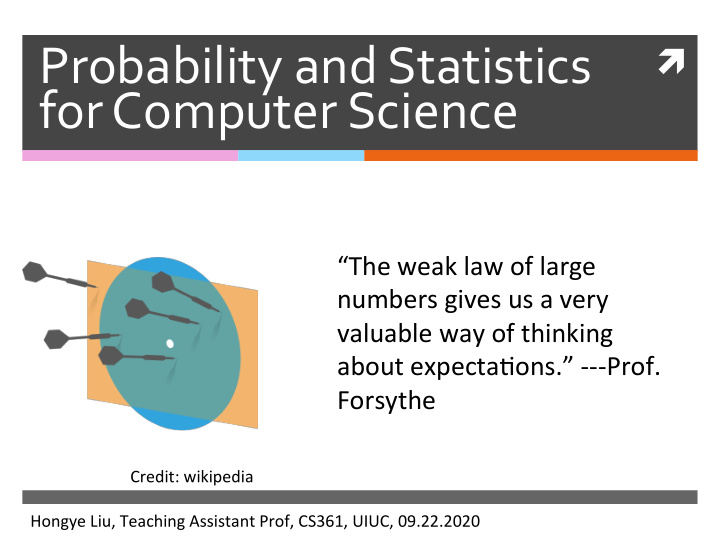 probability and statistics