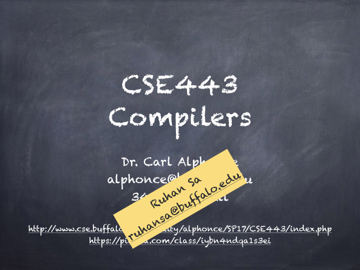 cse443 compilers