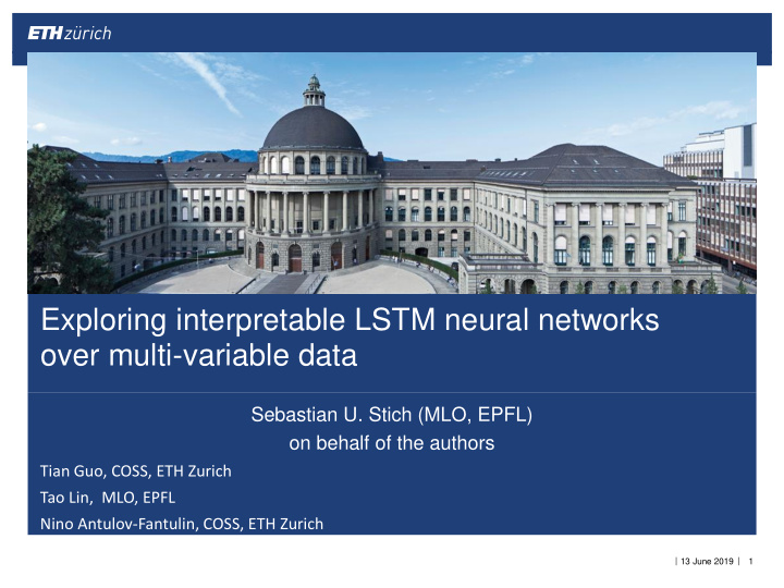 exploring interpretable lstm neural networks over multi