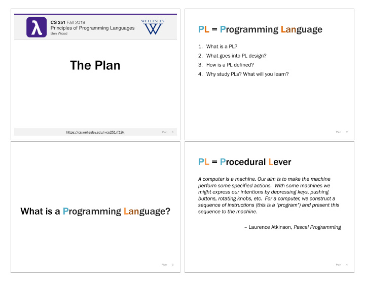 cs 251 fall 2019 cs 251 fall 2019 pl p rogramming l