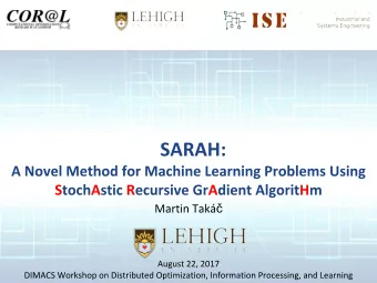 Empirical Loss Minimization  Traffic sign - STOP  Sample    i.i.d. points  Stochastic