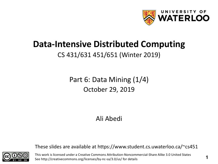 data intensive distributed computing