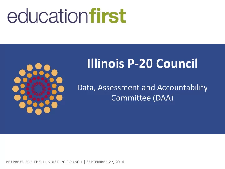 illinois p 20 council