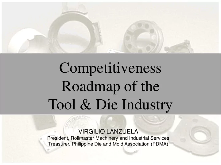 tool amp die industry