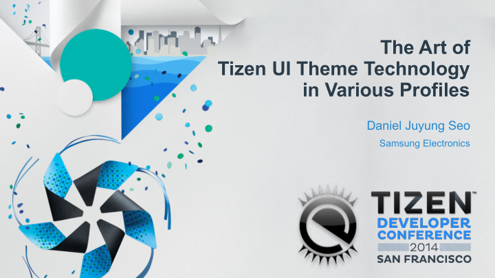 the art of tizen ui theme technology in various profiles