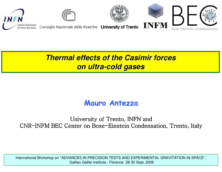 thermal effects of the casimir forces thermal effects of