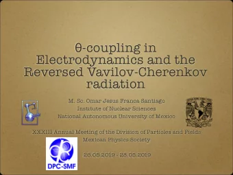 -coupling in  Electrodynamics and the  Reversed Vavilov-Cherenkov  radiation  M. Sc. Omar Jesus