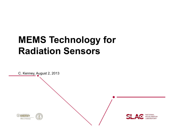 mems technology for radiation sensors