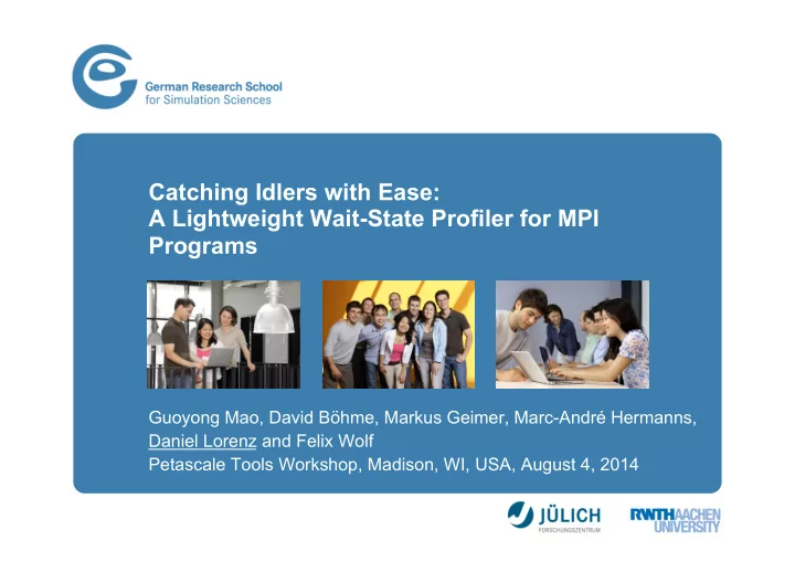 catching idlers with ease a lightweight wait state