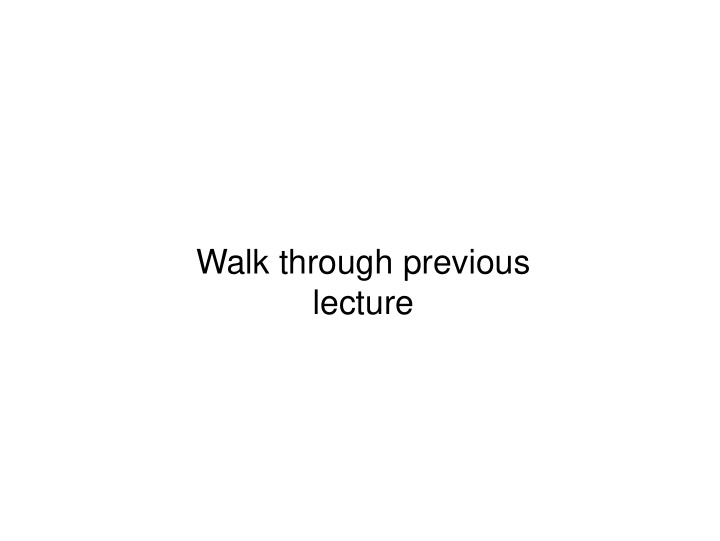 walk through previous lecture binary octal hexadecimal