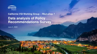 Recommendations Survey  June 4, 2020  Recap of Policy  Recommendations  survey  Policy
