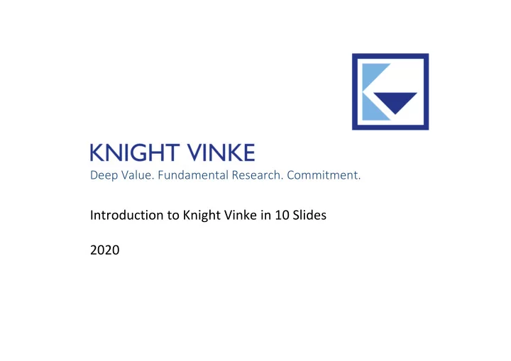 knight vinke