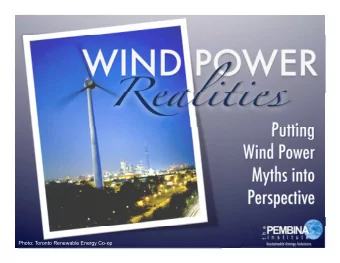 WIND POWER   Photo: Toronto Renewable Energy Co-op