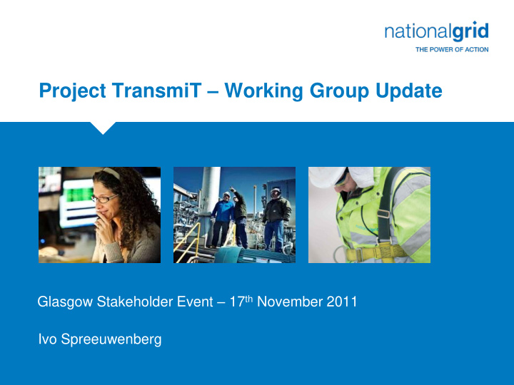 project transmit working group update