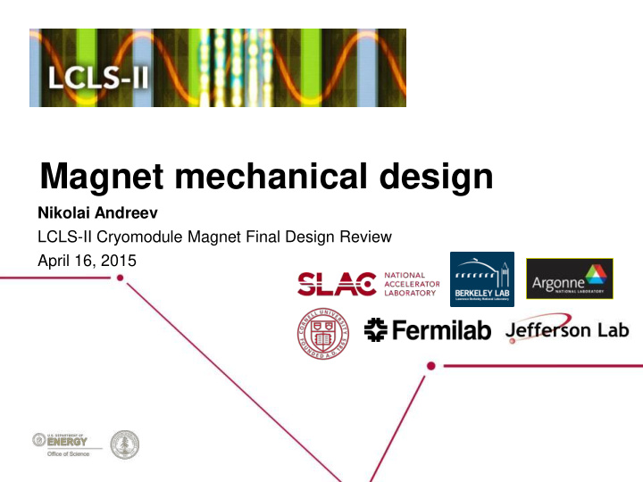 magnet mechanical design