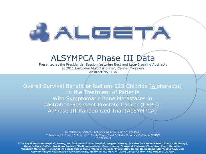 alsympca phase iii data