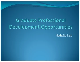 Nathalie Par  Whats offered on campus or online?  Altitude  The Altitude program was developed