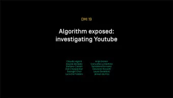 Claudio Agosti  Anja Groten  Davide Beraldo  Concetta La Mattina  Stefano Calzati  Salvatore Romano