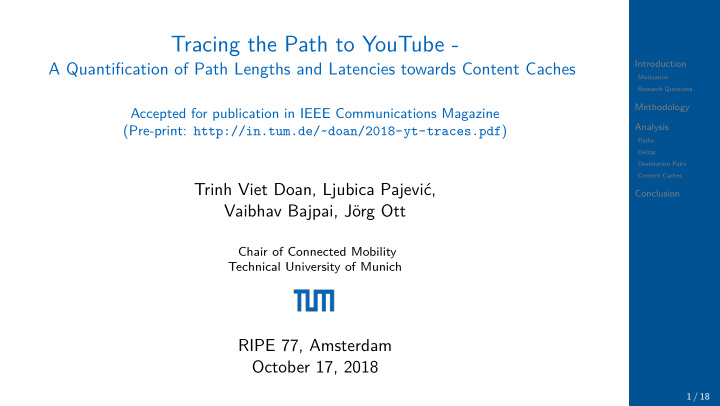 tracing the path to youtube