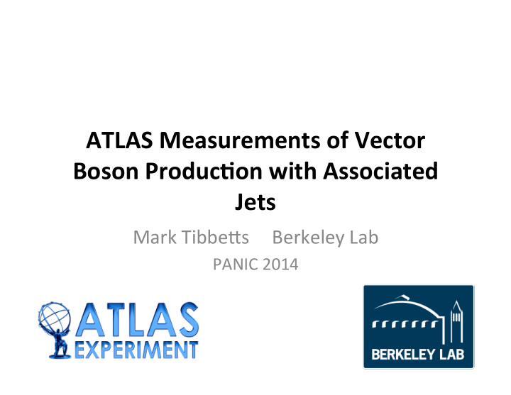 atlas measurements of vector boson produc6on with
