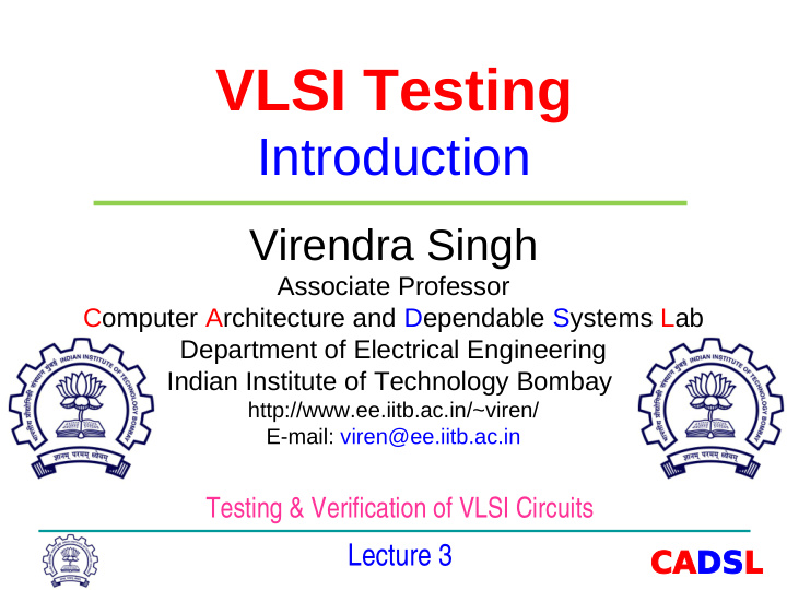 vlsi testing