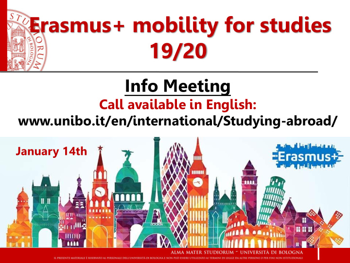 erasmus mobility for studies 19 20