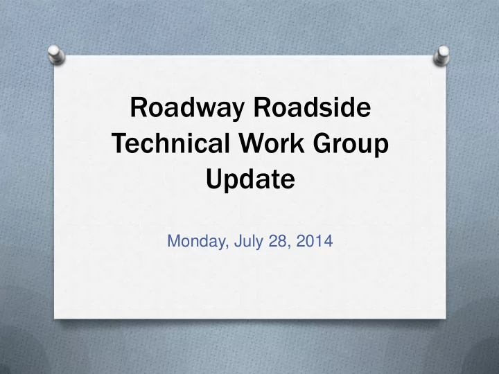 technical work group