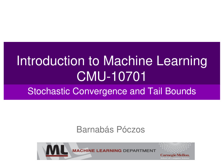 introduction to machine learning