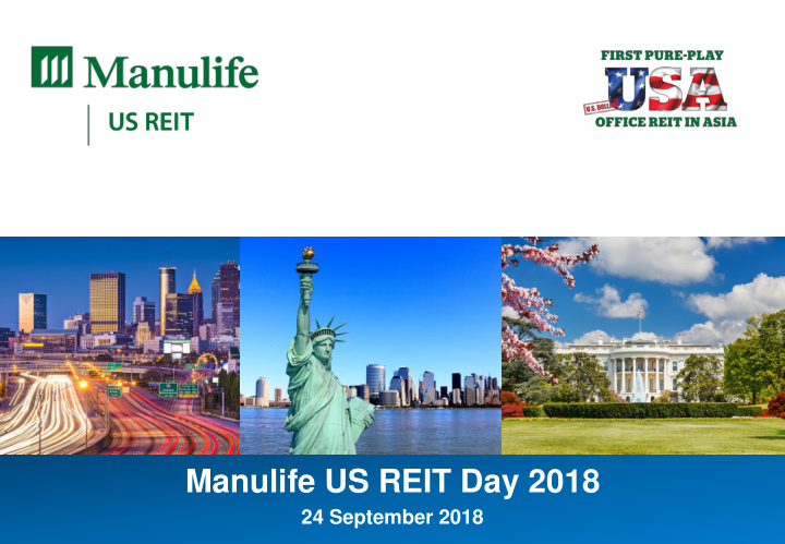 manulife us reit day 2018