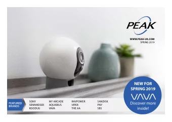 NEW FOR  SPRING 2019  SONY  MY ARCADE  RAVPOWER  SANDISK  Discover more  FEATURED  SENNHEISER