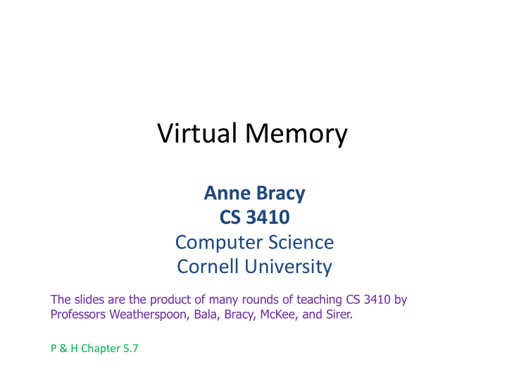 virtual memory