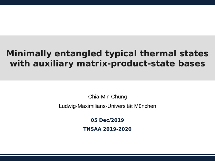 minimally entangled typical thermal states with auxiliary