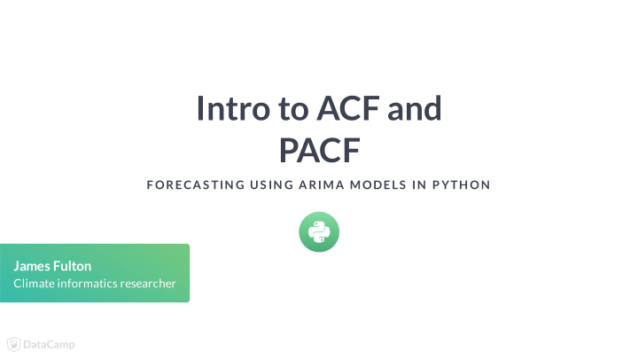 intro to acf and pacf