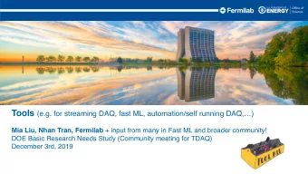 The dream TDAQ  Powerful intelligent algorithms  Sophisticated algorithms