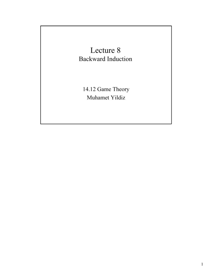 lecture 8