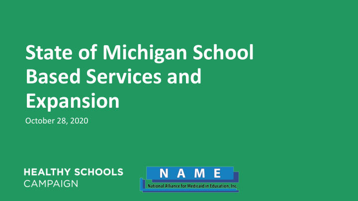 click to edit master title state of michigan school style